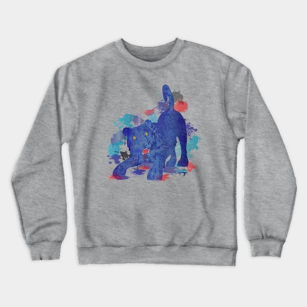 Panther Splash! Crewneck Sweatshirt by Ancello